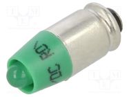 LED lamp; green; S5,7s,T1-3/4; 24VDC; 24VAC; -20÷60°C; Mat: plastic CML INNOVATIVE TECHNOLOGIES