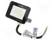 Lamp: LED flood light; 230VAC; 10W; neutral white; 120°; 4000K TOSHIBA LED LIGHTING