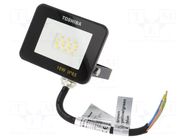 Lamp: LED flood light; 10W; 230VAC; neutral white; 120°; 4000K TOSHIBA LED LIGHTING