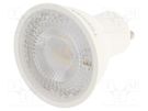LED lamp; neutral white; GU10; 230VAC; 345lm; 4W; 38°; 4000K TOSHIBA LED LIGHTING