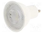 LED lamp; cool white; GU10; 230VAC; 345lm; 4W; 38°; 6500K; CRImin: 80 TOSHIBA LED LIGHTING