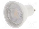 LED lamp; cool white; GU10; 230VAC; 450lm; 5.5W; 38°; 6500K TOSHIBA LED LIGHTING