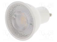 LED lamp; warm white; GU10; 230VAC; 560lm; 7W; 38°; 3000K; CRImin: 80 TOSHIBA LED LIGHTING