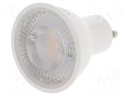 LED lamp; neutral white; GU10; 230VAC; 560lm; 7W; 38°; 4000K TOSHIBA LED LIGHTING