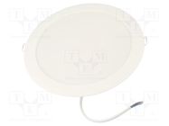 Lamp: LED downlight; 230VAC; 24W; 110°; 3000K,4000K,6500K; IP20 TOSHIBA LED LIGHTING