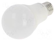 LED lamp; neutral white; E27; 230VAC; 1055lm; 11W; 180°; 4000K TOSHIBA LED LIGHTING