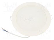 Lamp: LED downlight; 230VAC; 16W; neutral white; 110°; 4000K; IP20 TOSHIBA LED LIGHTING