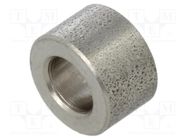 Spacer sleeve; 5mm; cylindrical; stainless steel; Out.diam: 8mm DREMEC