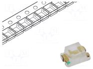 LED; green; SMD; 0805; 720mcd; 3.2VDC; 2x1.25x1.1mm; 120°; 20mA; 75mW Inolux
