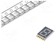 Display: LED; 7-segment; 10mm; 0.39"; No.char: 1; white; 71÷165mcd LITEON