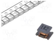 Inductor: wire; SMD; 1.2uH; 500mA; 200mΩ; ±20%; 4.5x3.2x2.6mm; 1MHz Viking