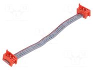 Ribbon cable with connectors; Tape ph: 1.27mm; PIN: 4; Len: 0.075m TE Connectivity