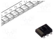 Transistor: PNP x2; bipolar; 50V; 0.15A; 150mW; SOT563 ROHM SEMICONDUCTOR