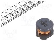 Inductor: wire; SMD; 68uH; 620mA; ±10%; Q: 22; Ø: 5.8mm; H: 4.8mm; 520mΩ BOURNS