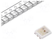LED; RGB; SMD; 1411,PLCC6; 2.1/3.3/3.3VDC; 3.5x2.8x0.6mm; 20mA ROHM SEMICONDUCTOR