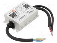 Power supply: switching; LED; 20W; 25.2÷42VDC; 500mA; 90÷305VAC MEAN WELL