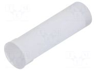 Fiber for LED; Ø3.3mm; L: 10mm; round; Front: flat; straight; PLPC3 BIVAR