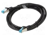 Patch cord; RJ45 plug,both sides; F/UTP; 5e; stranded; Cu; PVC VENTION