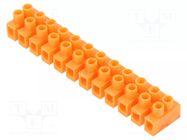 Connector: terminal block; 230V; screw terminal; orange; 2.5mm2 PLASTROL