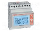 Meter: network parameters; for DIN rail mounting; LCD; DMG; 1A,5A LOVATO ELECTRIC