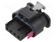 Connector: automotive; contacts; plug; female; MCON 1.2; PIN: 4 TE Connectivity