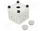 Enclosure: for remote controller; X: 65mm; Y: 65mm; Z: 57mm EAO