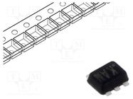 Diode: switching; SMD; 100V; 200mA; 4ns; SOT563; Ufmax: 1.25V; Ir: 1uA MICRO COMMERCIAL COMPONENTS