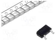 Transistor: N-MOSFET; unipolar; 185V; 1.2A; Idm: 8A; 2W; SOT23-3 BRIDGELUX