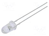 LED; green; 5mm; 60000mcd; 8°; Front: convex; 5.5÷20VDC; -30÷85°C OPTOSUPPLY