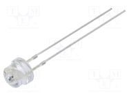 LED; 4.8mm; orange; 850mcd; 100°; Front: convex; 5÷20V; No.of term: 2 OPTOSUPPLY