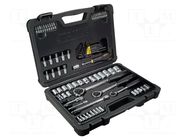 Wrench-set; 6-angles,socket spanner; Mounting: 1/2",1/4",3/8" STANLEY