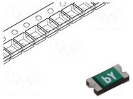 Fuse: PTC polymer; 120mA; Imax: 10A; SMD; 0ZCJ; 1206 BEL FUSE