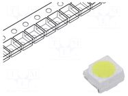 LED; white; SMD; 3528,PLCC2; 600mcd; 120°; 5mA; 2.7÷3VDC; Front: flat Inolux