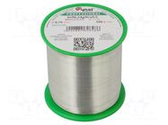 Tin; lead free; Sn96,5Ag3Cu0,5; 0.7mm; 500g; reel; 217÷220°C; 2.5% CYNEL