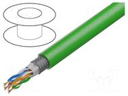 Wire; SF/UTP; 4x2x24AWG; industrial Ethernet,PROFINET; 6a; Cu SIEMENS