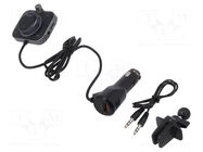 FM transmitter; microSD,USB A socket,USB C socket; Uin: 12÷24V SAVIO