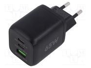 Power supply: switched-mode; mains,plug; 3.3÷20VDC,; 65W; Plug: EU Goobay