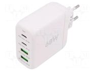 Power supply: switching; mains,plug-in; 3.3÷11VDC,; 68W; 86.7% Goobay