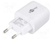 Power supply: switching; mains,plug-in; 3.3÷5.9VDC,; 25W; 79.1% GOOBAY