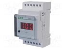 Ammeter; digital,mounting; for DIN rail mounting; LED; 3 digit F&F