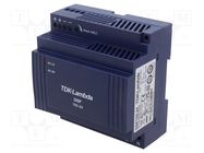 Power supply: switching; for DIN rail; 100W; 24VDC; 4.2A; -25÷71°C TDK-LAMBDA