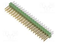 Connector: pin strips; pin header; AMPMODU MOD II; male; PIN: 40 TE Connectivity