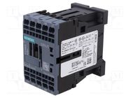 Contactor: 3-pole; NO x3; Auxiliary contacts: NC; 110VAC; 17A; 690V SIEMENS