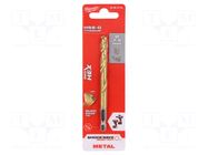Drill bit; for metal,impact; Ø: 7.5mm; Holder: E6,3mm; 1/4"; 6.3mm Milwaukee