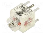 Contact block; -30÷70°C; Illumin: yes; IP00; Contacts: NC x2; 3mm SCHLEGEL