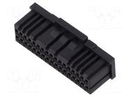 Connector: wire-board; plug; Dynamic D-1100D; female; PIN: 34; 125V TE Connectivity