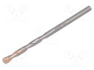 Drill bit; for concrete; Ø: 4mm; L: 75mm; steel; cemented carbide ALPEN-MAYKESTAG