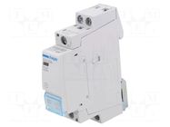 Contactor: 2-pole installation; 25A; 230VAC; NC x2; ESC; -10÷50°C HAGER