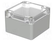 Enclosure: multipurpose; X: 80mm; Y: 82mm; Z: 55mm; EUROMAS; IP66 BOPLA