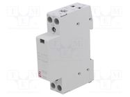 Contactor: 2-pole installation; 25A; 24VAC; NC x2 ETI POLAM